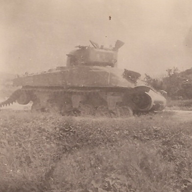 Damaged US Tank